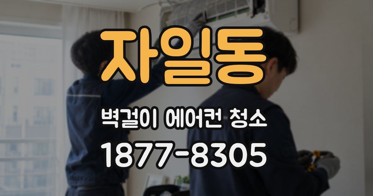 자일동 벽걸이 에어컨 청소
