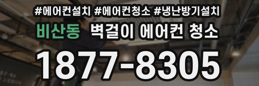 비산동 벽걸이 에어컨 청소