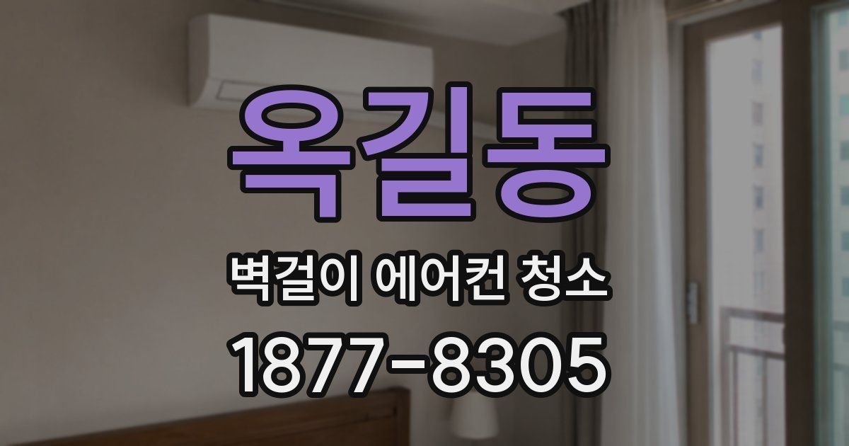 옥길동 벽걸이 에어컨 청소