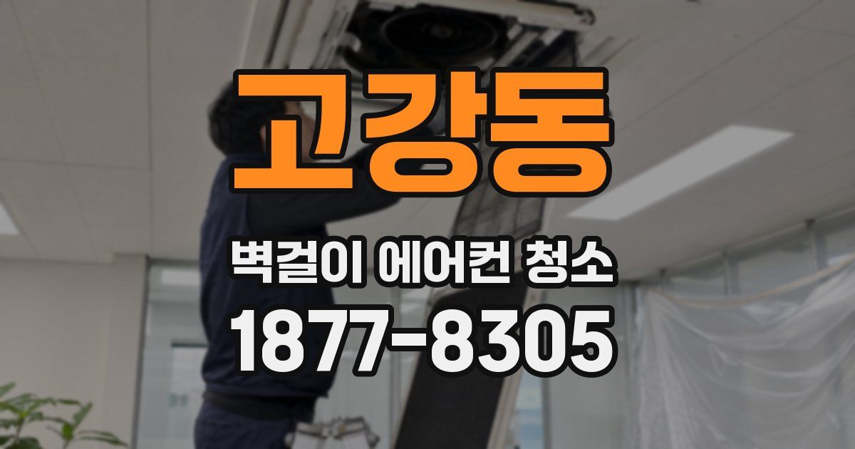 고강동 벽걸이 에어컨 청소