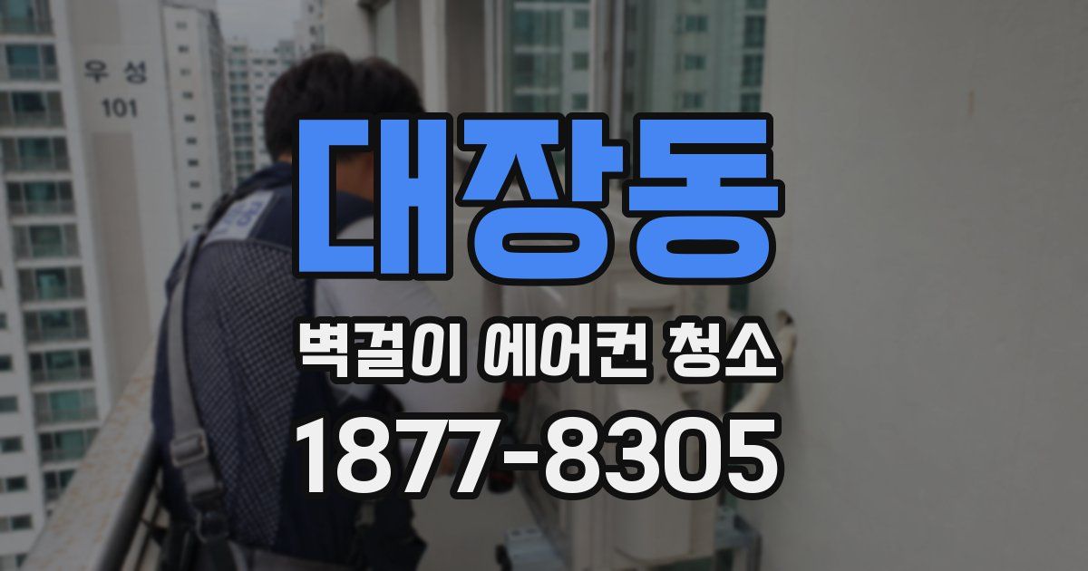 대장동 벽걸이 에어컨 청소