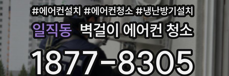 일직동 벽걸이 에어컨 청소