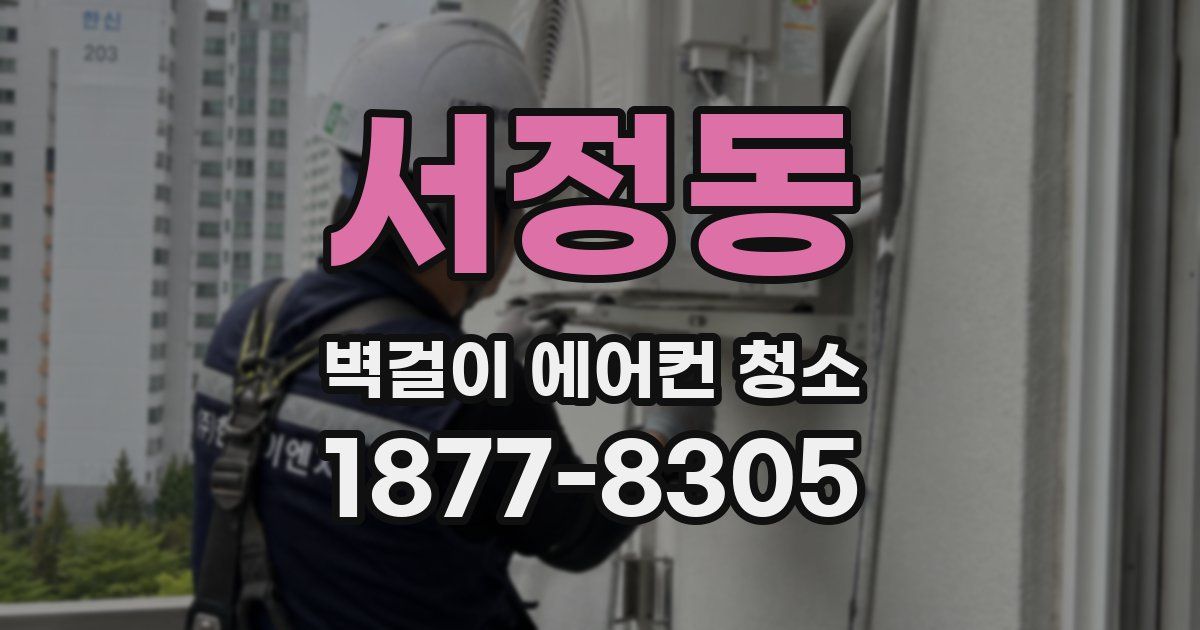 서정동 벽걸이 에어컨 청소