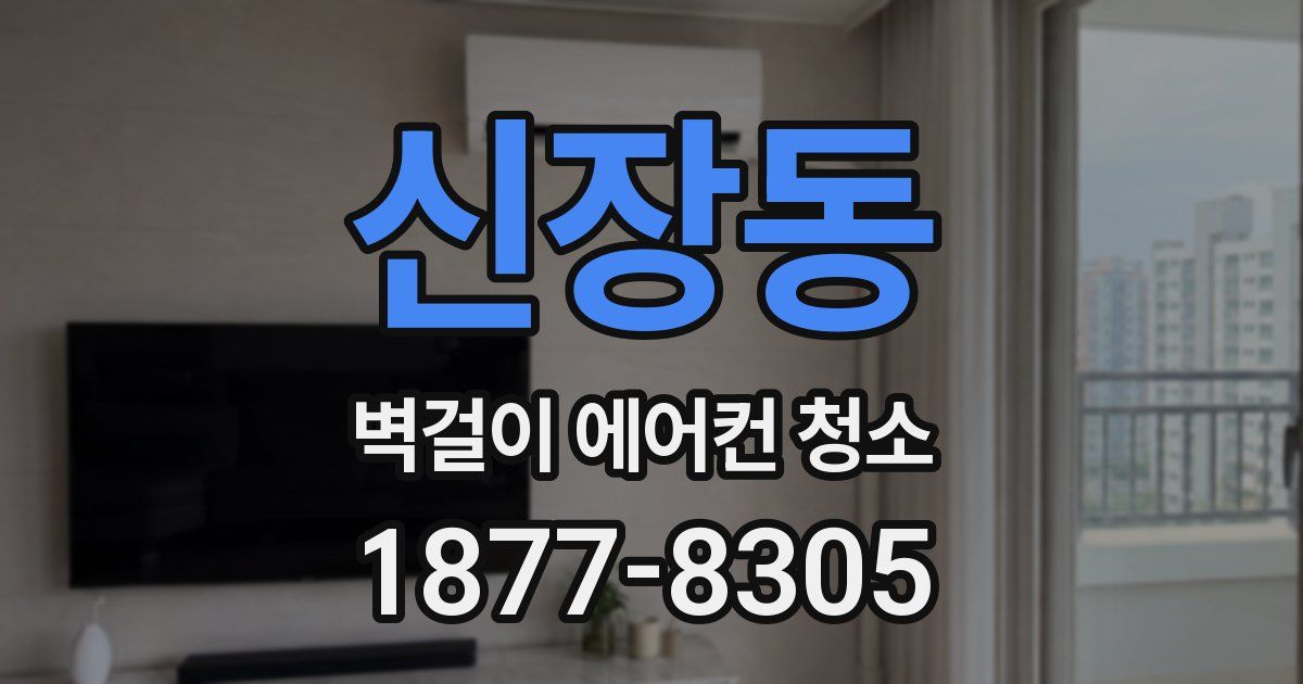 신장동 벽걸이 에어컨 청소