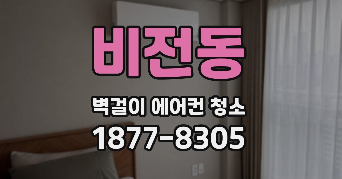 비전동 벽걸이 에어컨 청소