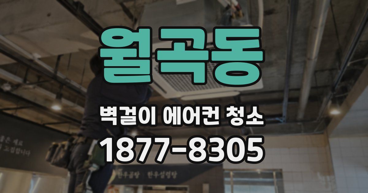 월곡동 벽걸이 에어컨 청소