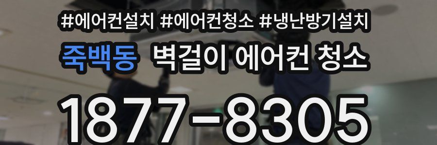 죽백동 벽걸이 에어컨 청소