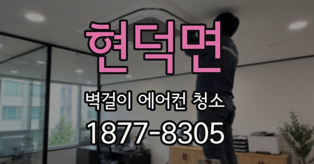 현덕면 벽걸이 에어컨 청소