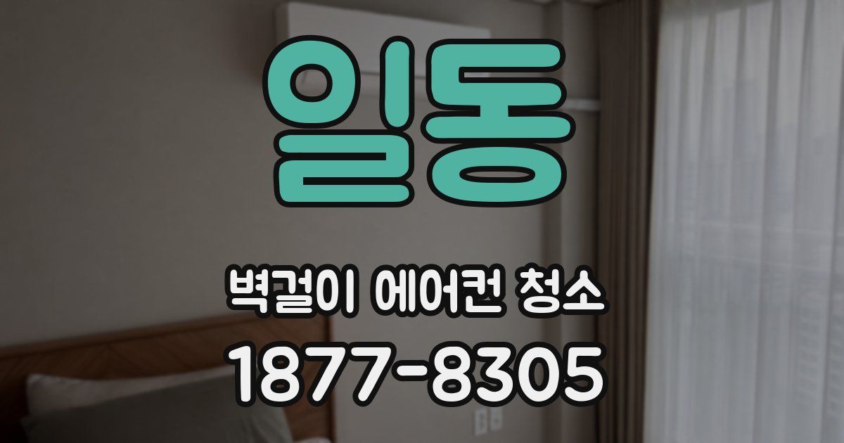 일동 벽걸이 에어컨 청소