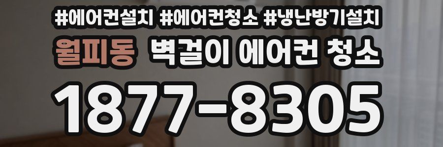 월피동 벽걸이 에어컨 청소