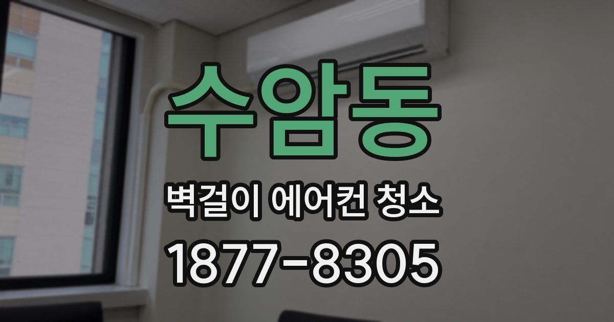 수암동 벽걸이 에어컨 청소