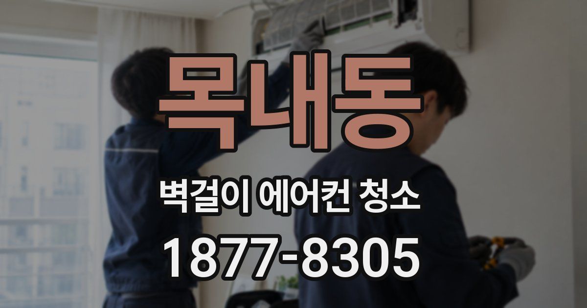 목내동 벽걸이 에어컨 청소