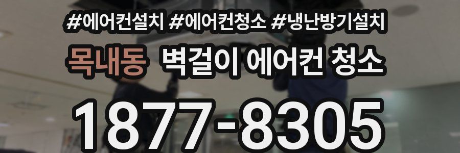 목내동 벽걸이 에어컨 청소