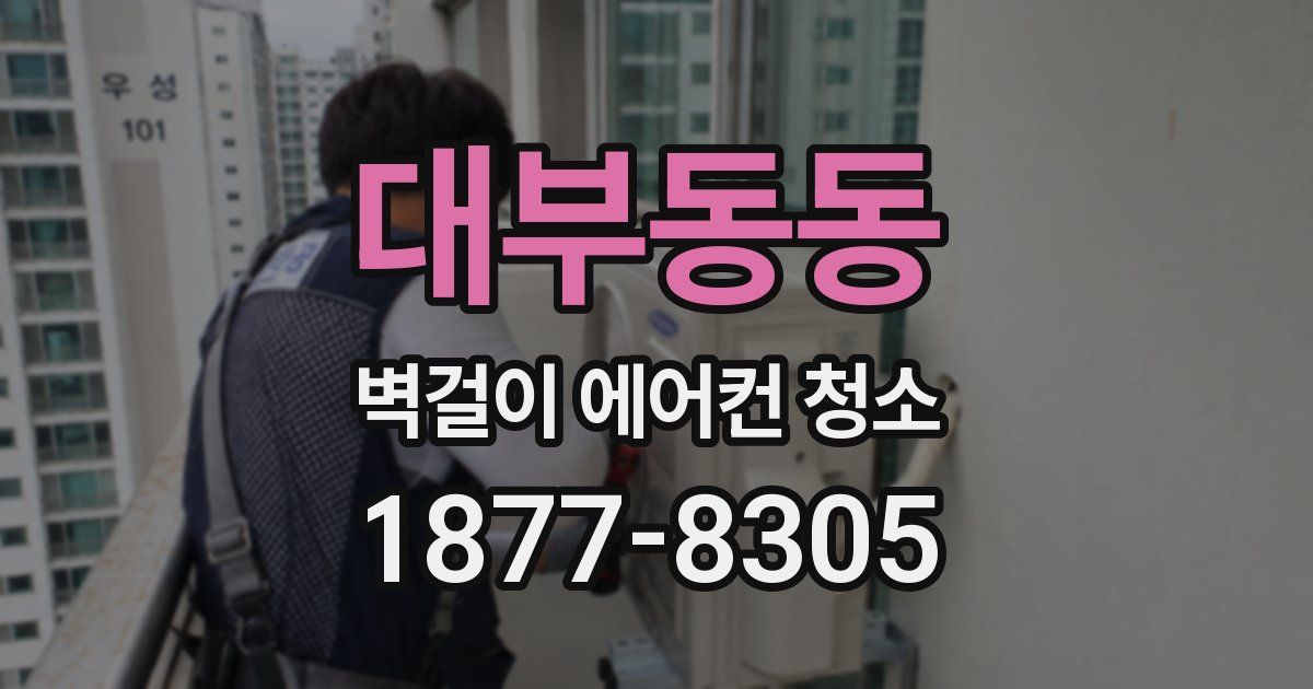 대부동동 벽걸이 에어컨 청소