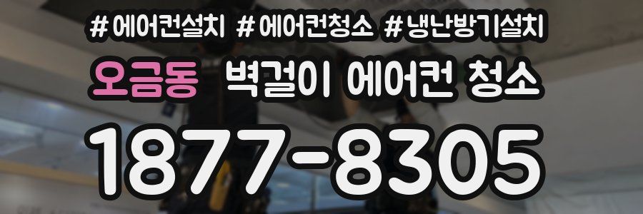 오금동 벽걸이 에어컨 청소