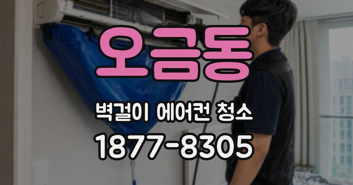 오금동 벽걸이 에어컨 청소