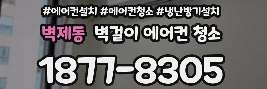 벽제동 벽걸이 에어컨 청소