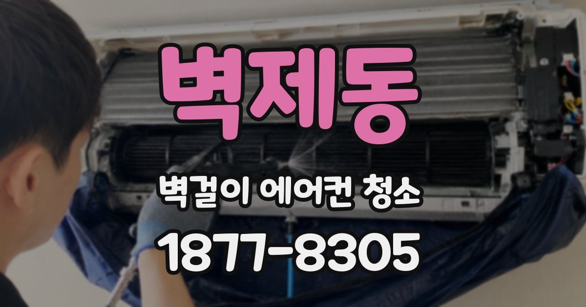 벽제동 벽걸이 에어컨 청소