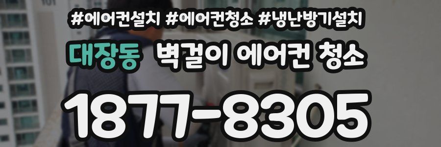 대장동 벽걸이 에어컨 청소