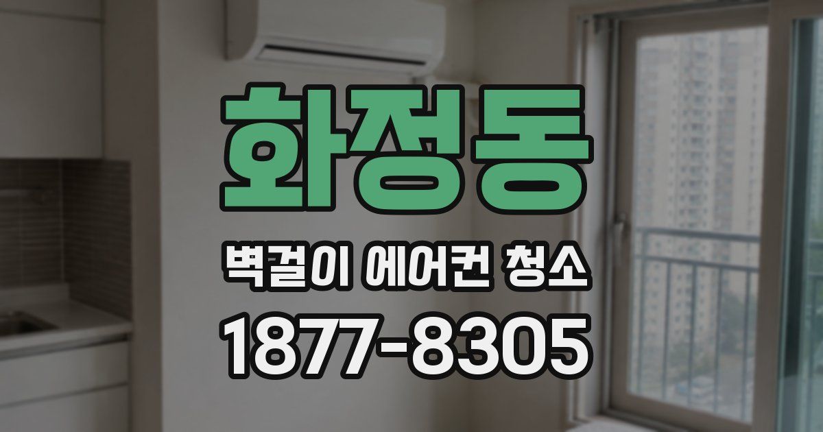 화정동 벽걸이 에어컨 청소