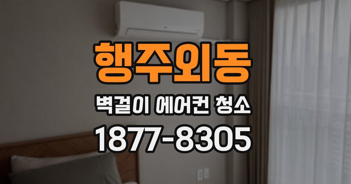 행주외동 벽걸이 에어컨 청소