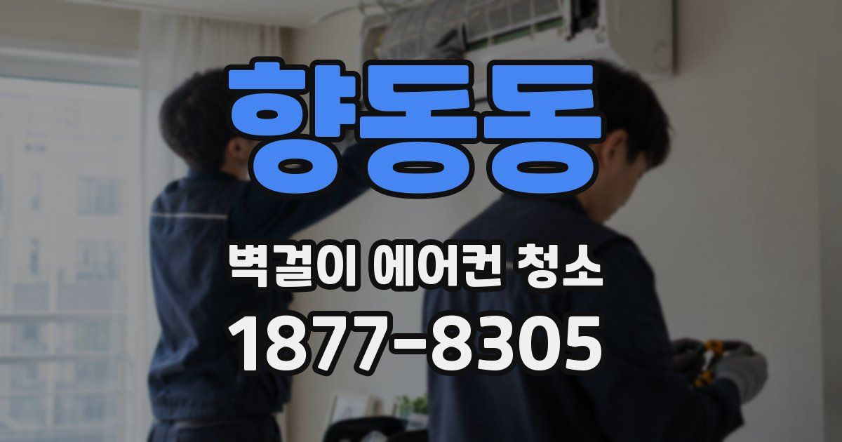 향동동 벽걸이 에어컨 청소