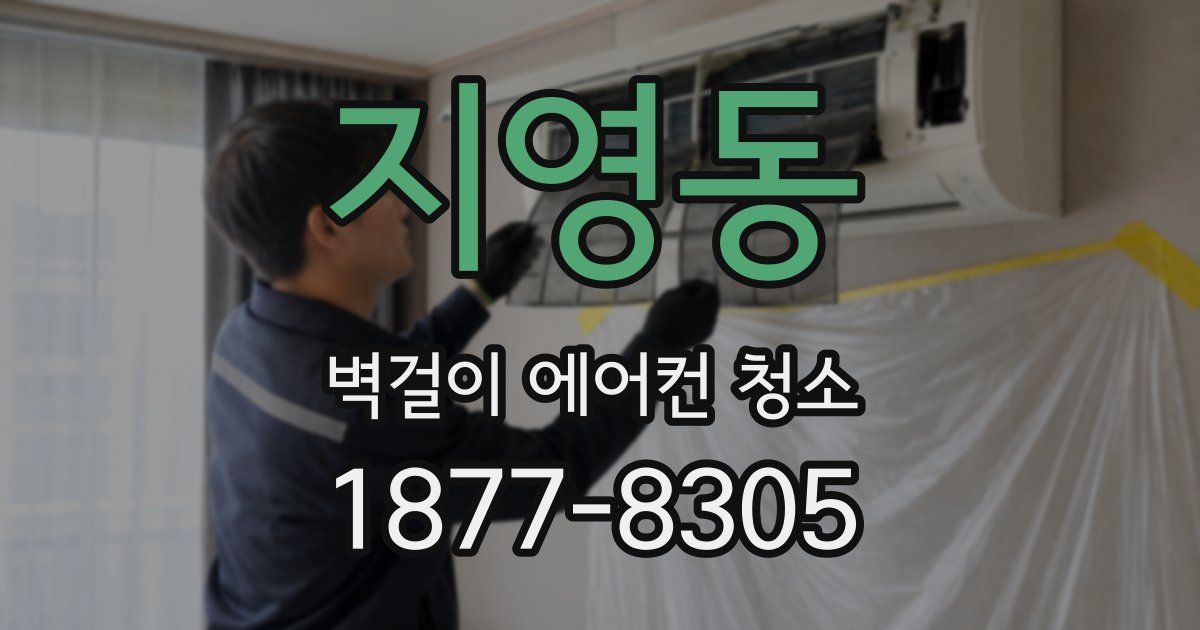 지영동 벽걸이 에어컨 청소