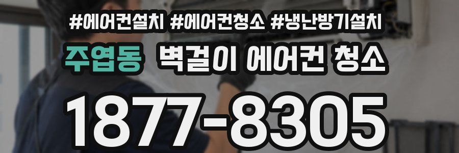 주엽동 벽걸이 에어컨 청소