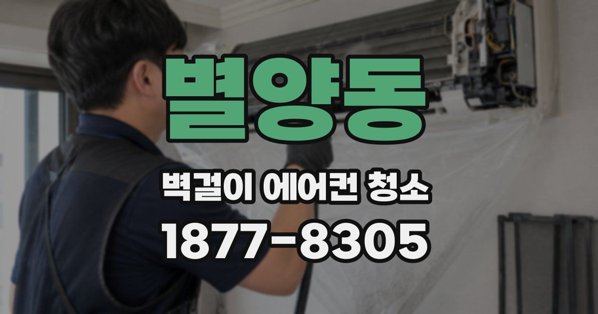 별양동 벽걸이 에어컨 청소