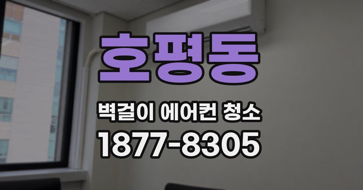 호평동 벽걸이 에어컨 청소