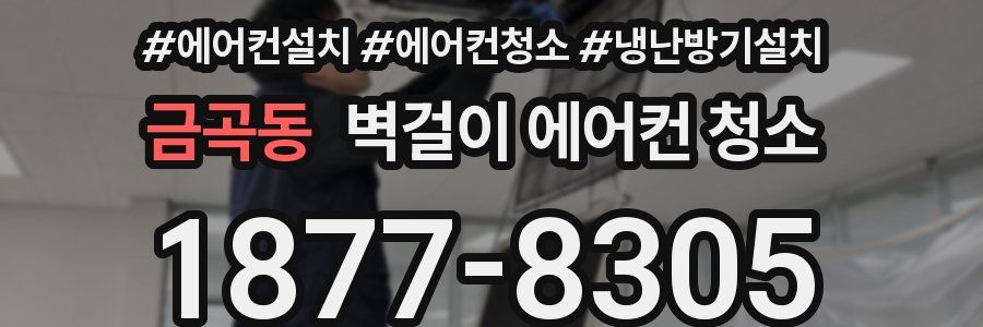 금곡동 벽걸이 에어컨 청소