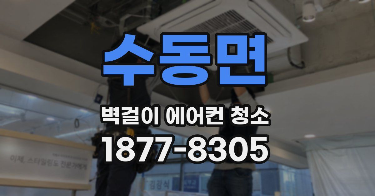 수동면 벽걸이 에어컨 청소