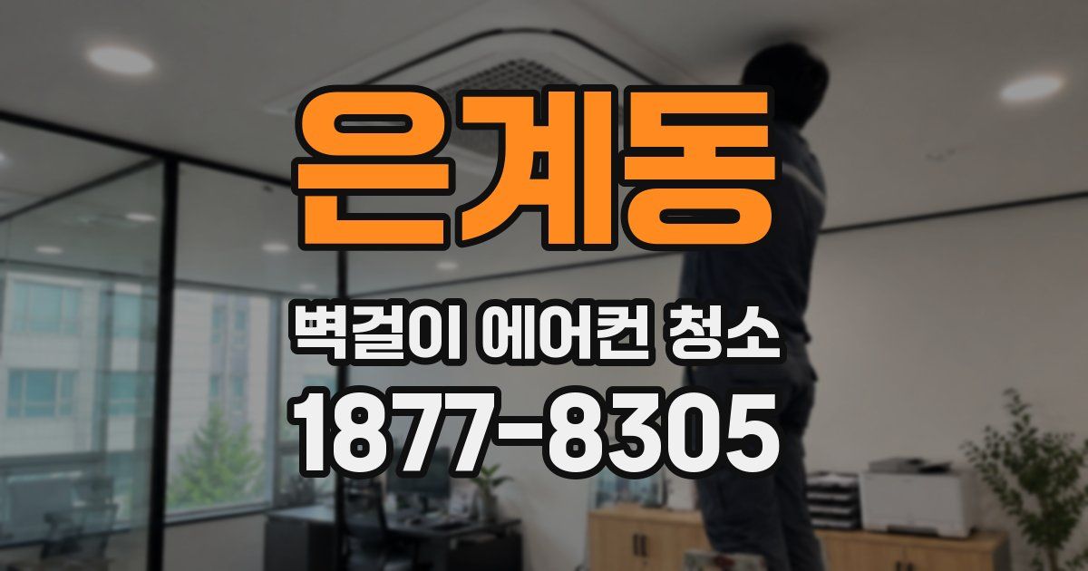 은계동 벽걸이 에어컨 청소