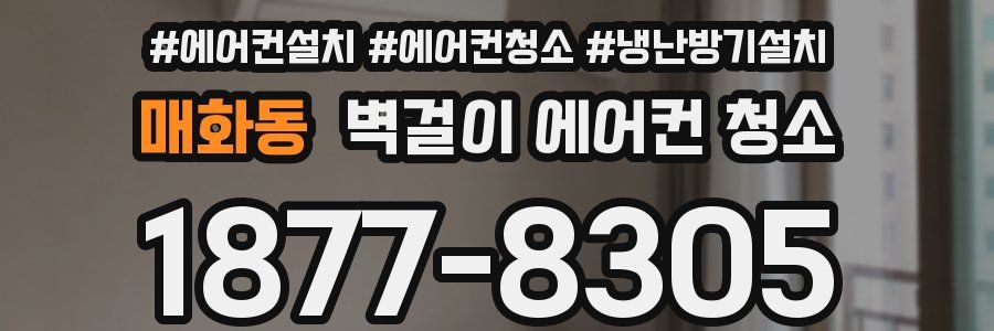 매화동 벽걸이 에어컨 청소