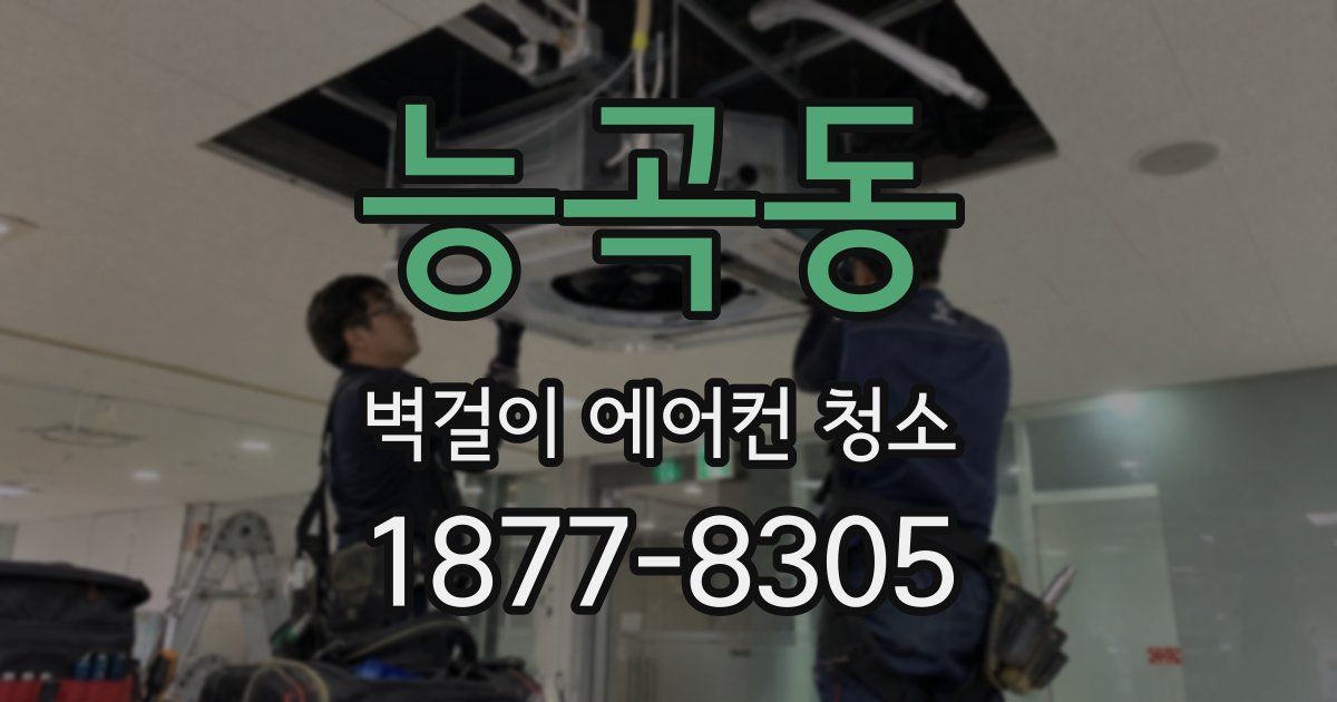 능곡동 벽걸이 에어컨 청소