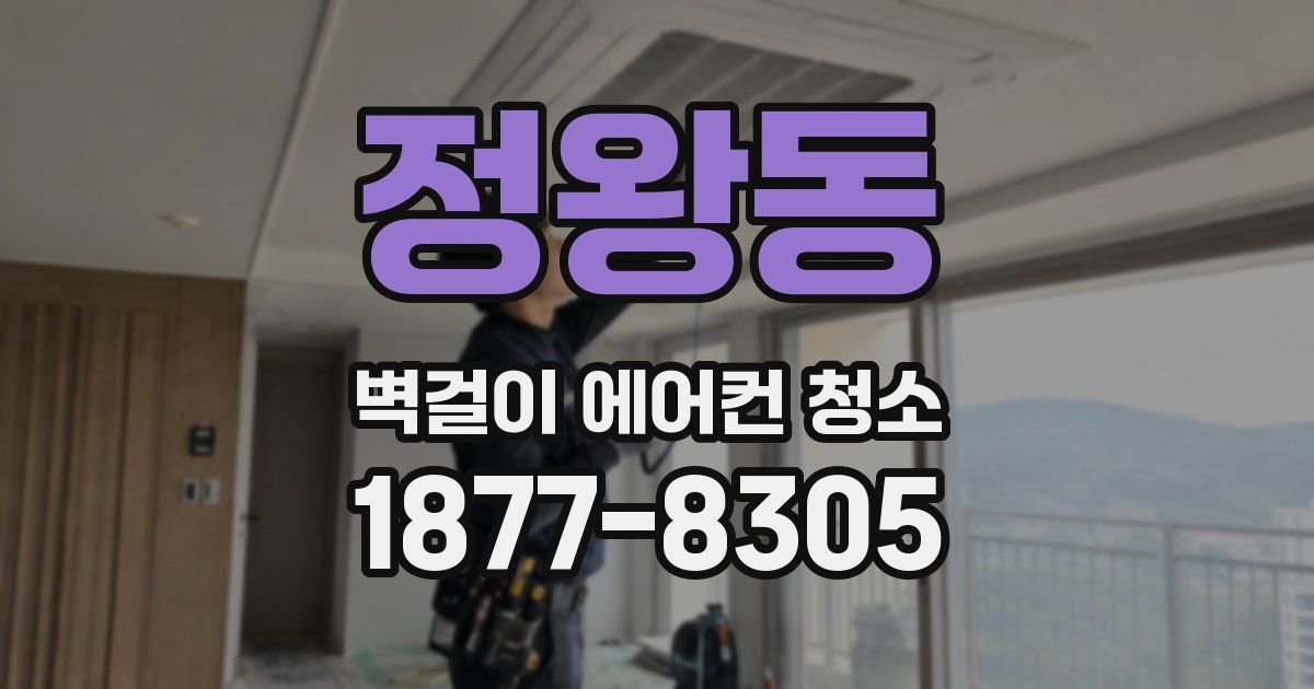 정왕동 벽걸이 에어컨 청소