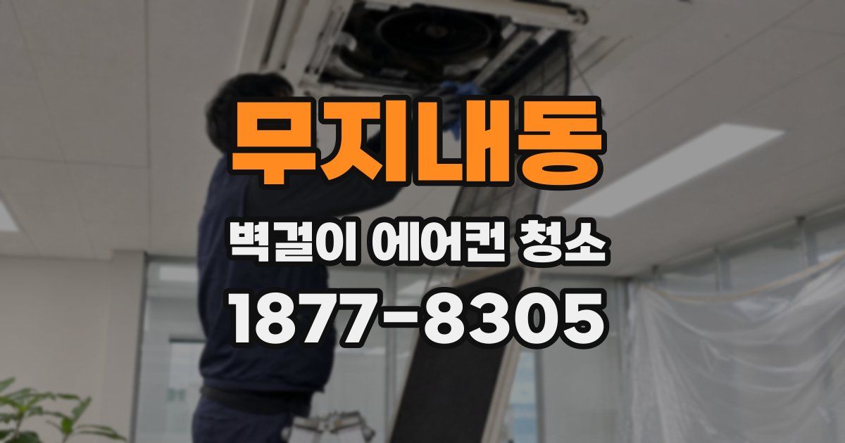 무지내동 벽걸이 에어컨 청소