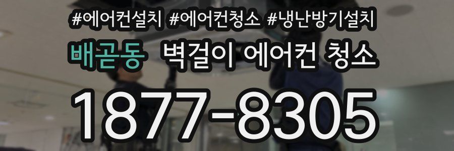 배곧동 벽걸이 에어컨 청소
