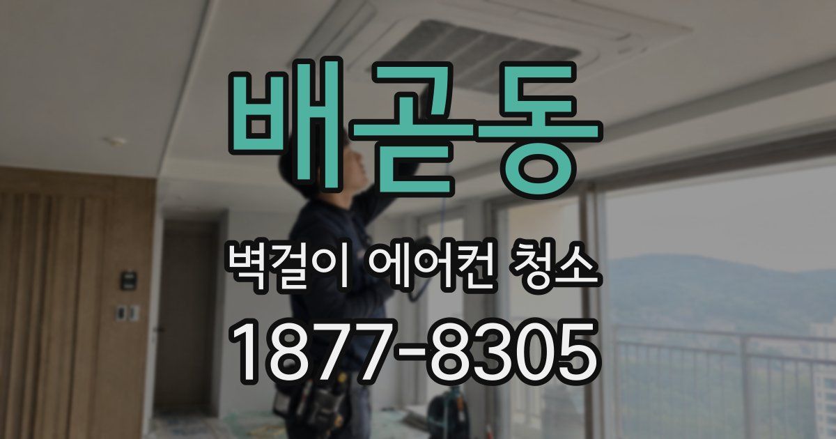 배곧동 벽걸이 에어컨 청소