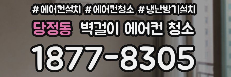 당정동 벽걸이 에어컨 청소