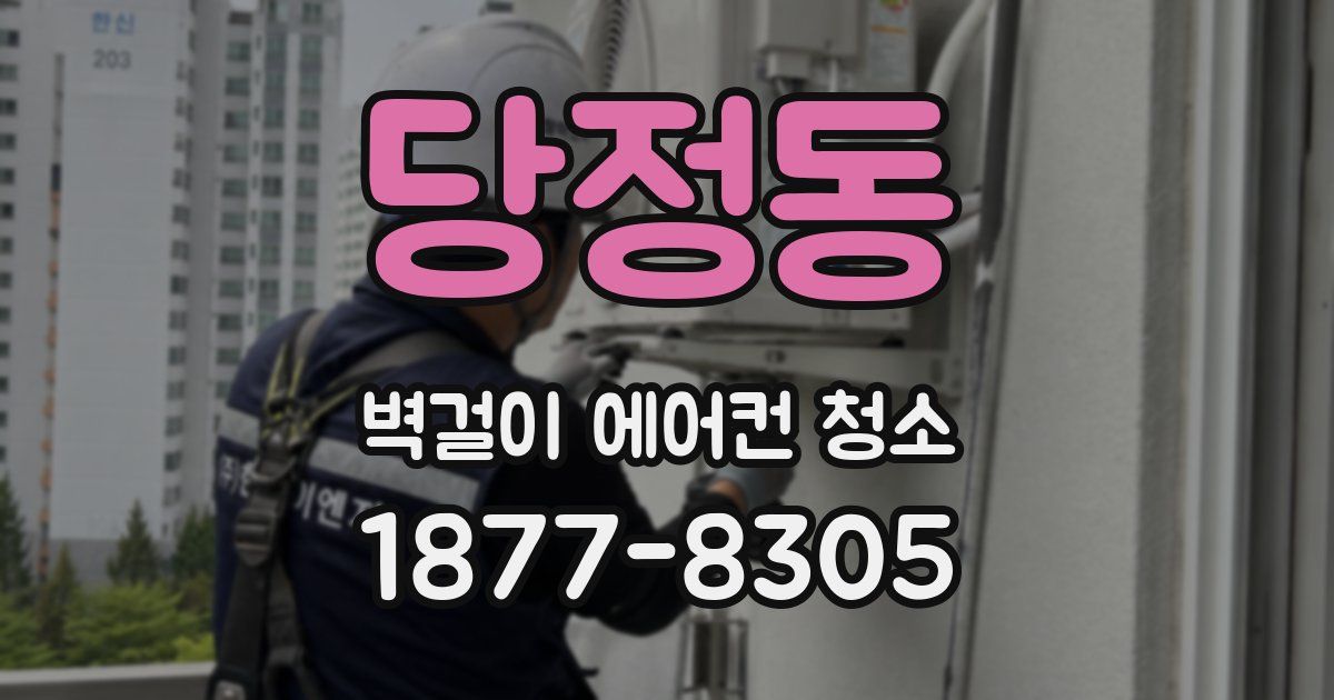 당정동 벽걸이 에어컨 청소