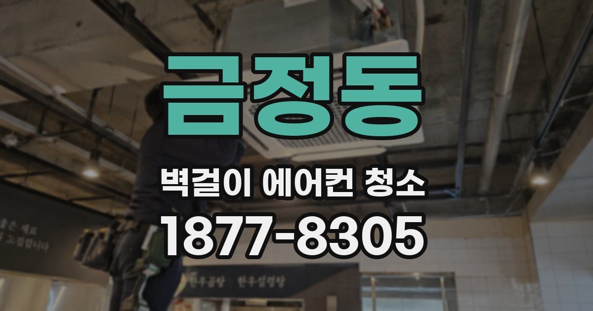 금정동 벽걸이 에어컨 청소