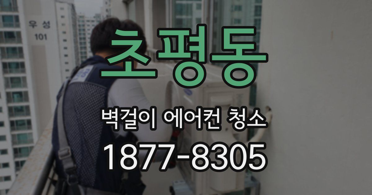 초평동 벽걸이 에어컨 청소