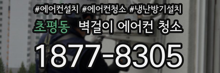초평동 벽걸이 에어컨 청소