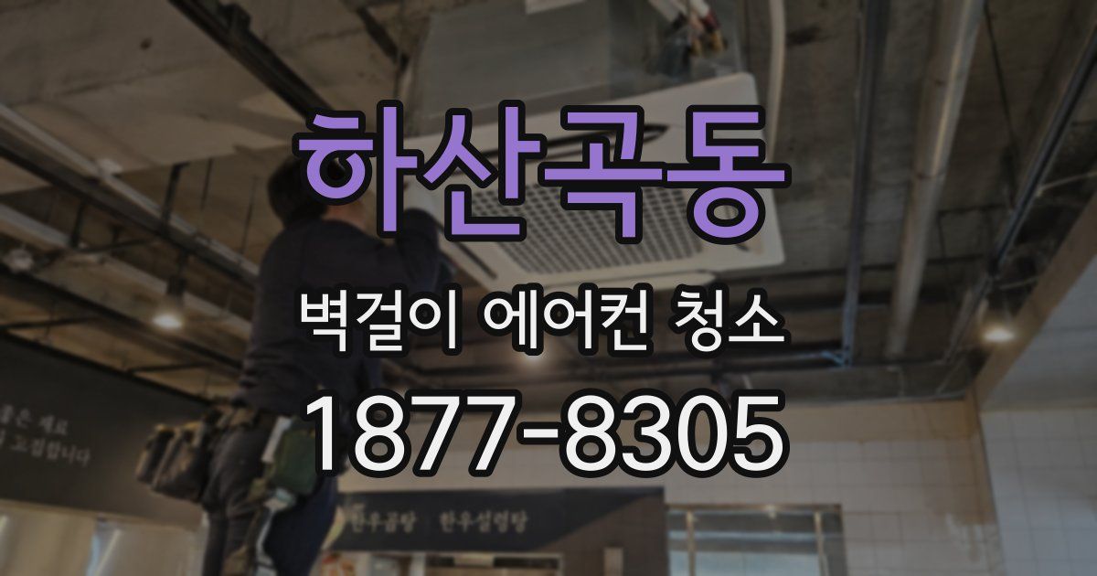 하산곡동 벽걸이 에어컨 청소