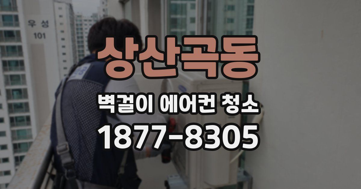 상산곡동 벽걸이 에어컨 청소