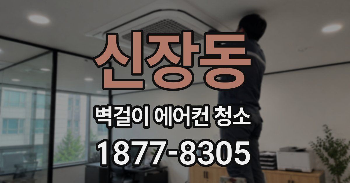 신장동 벽걸이 에어컨 청소
