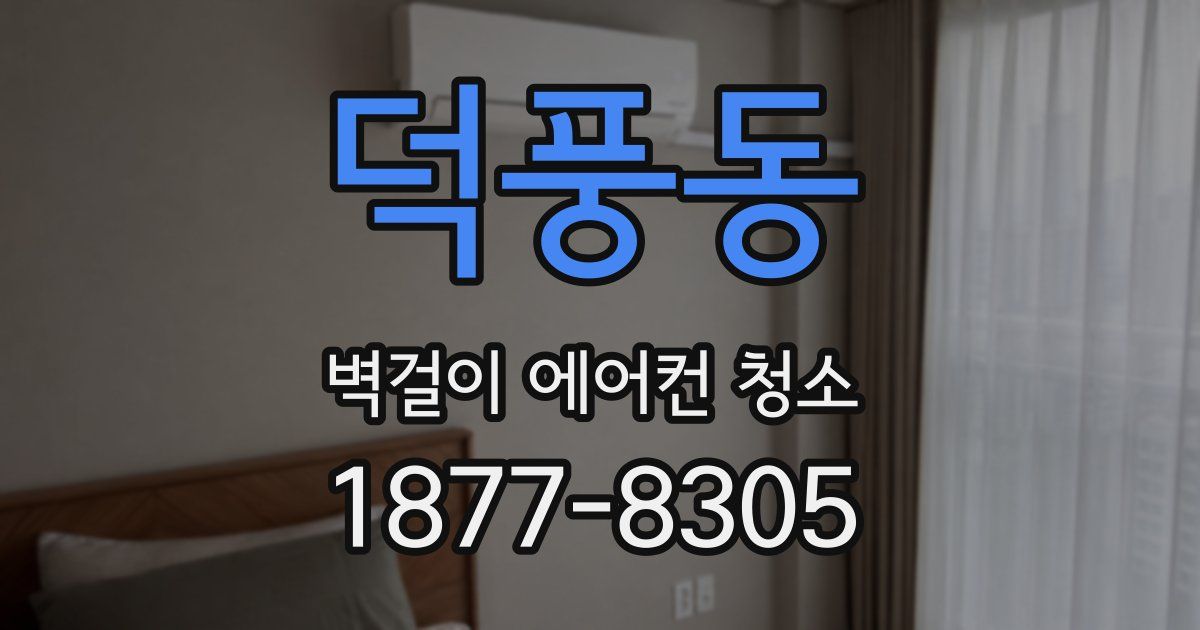 덕풍동 벽걸이 에어컨 청소