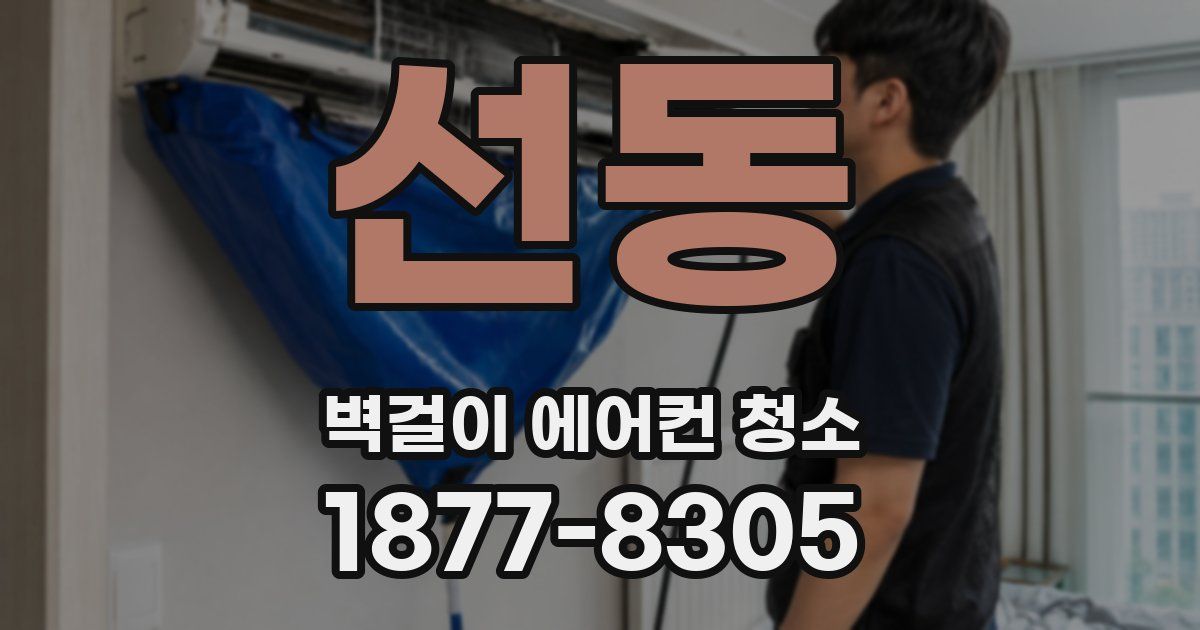 선동 벽걸이 에어컨 청소