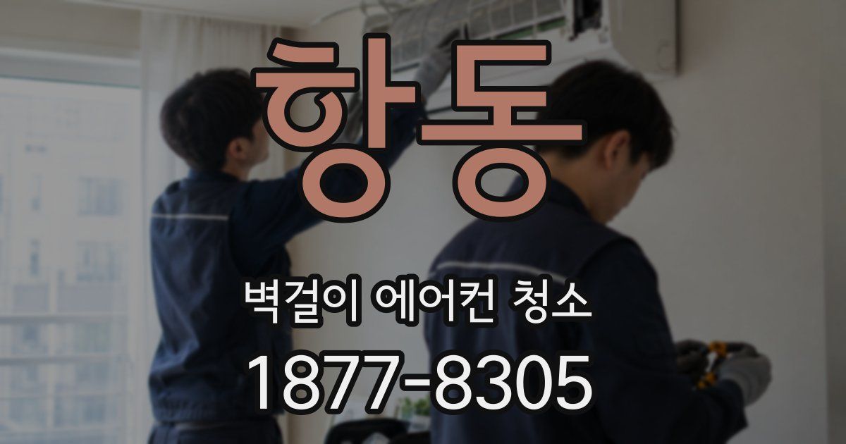 항동 벽걸이 에어컨 청소